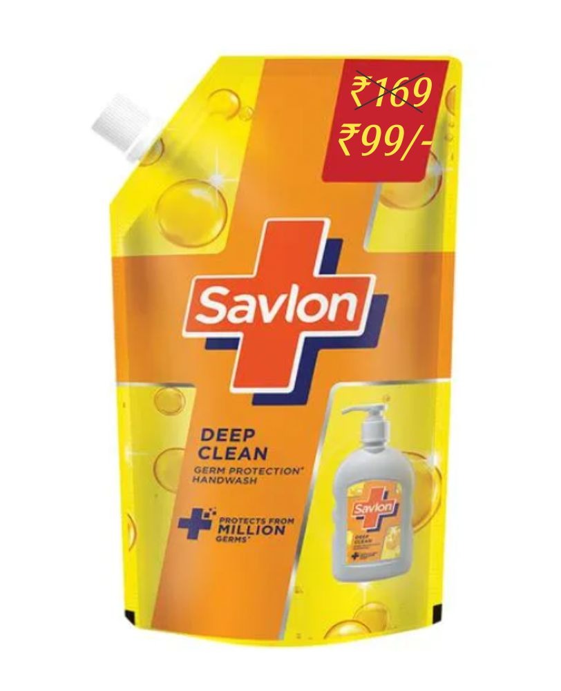 Savlon Deep Clean Handwash,Refill Pouch-725 ml